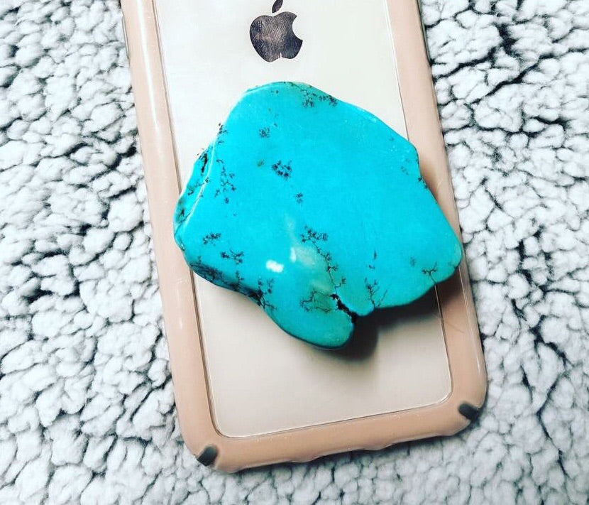 Turquoise Slab Phone Grip